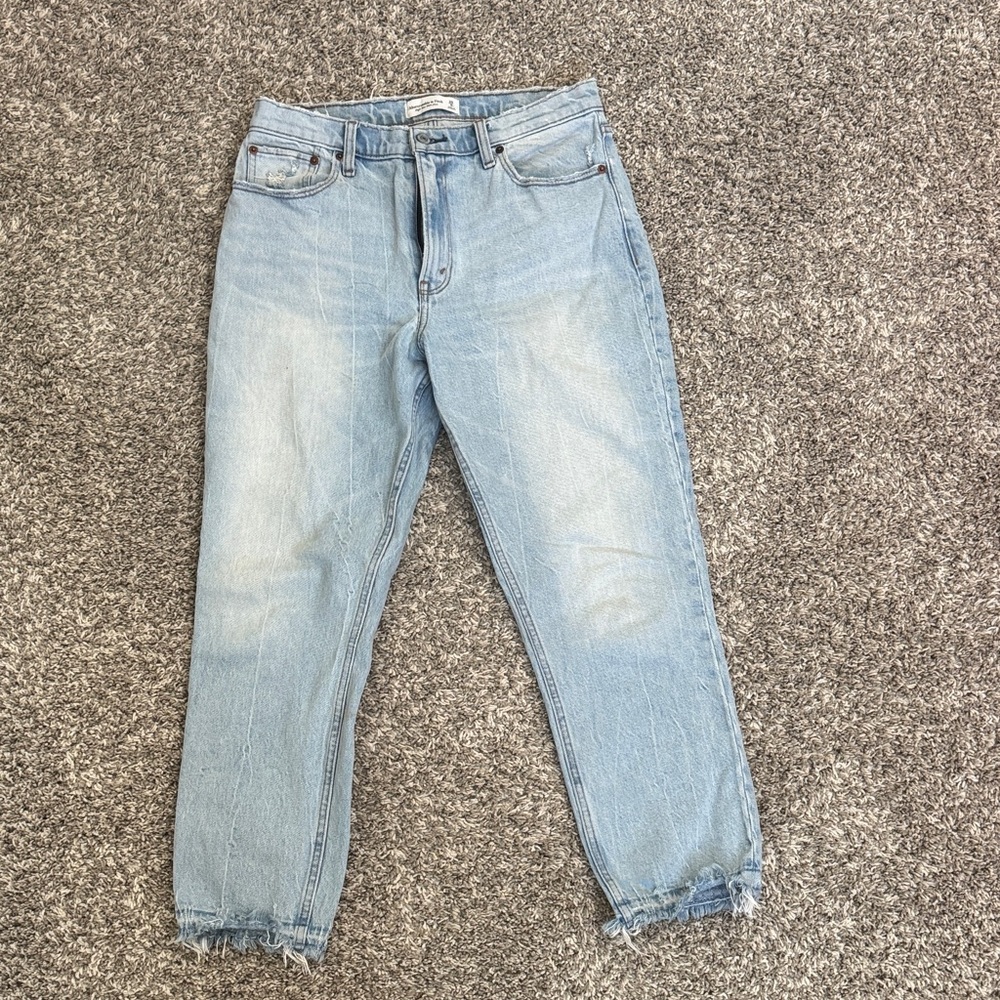 Abercrombie High Rise Mom Jeans